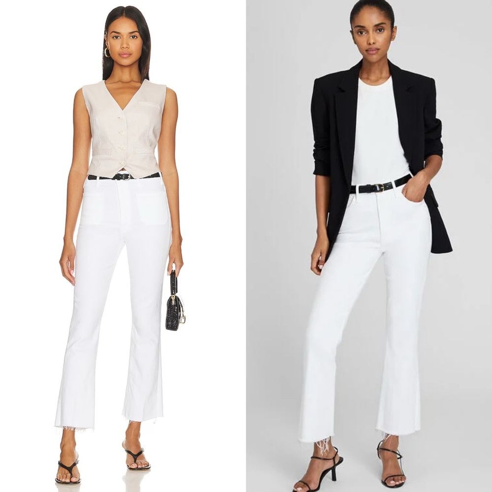 MOTHER The Hustler Patch Pocket Ankle Fray in Fairest Of Them All